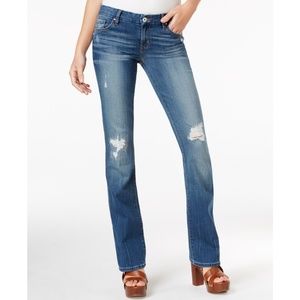 GUESS Tailored Mini Bootcut Jeans GATEWAY WASH
